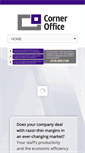 Mobile Screenshot of corner-office.com